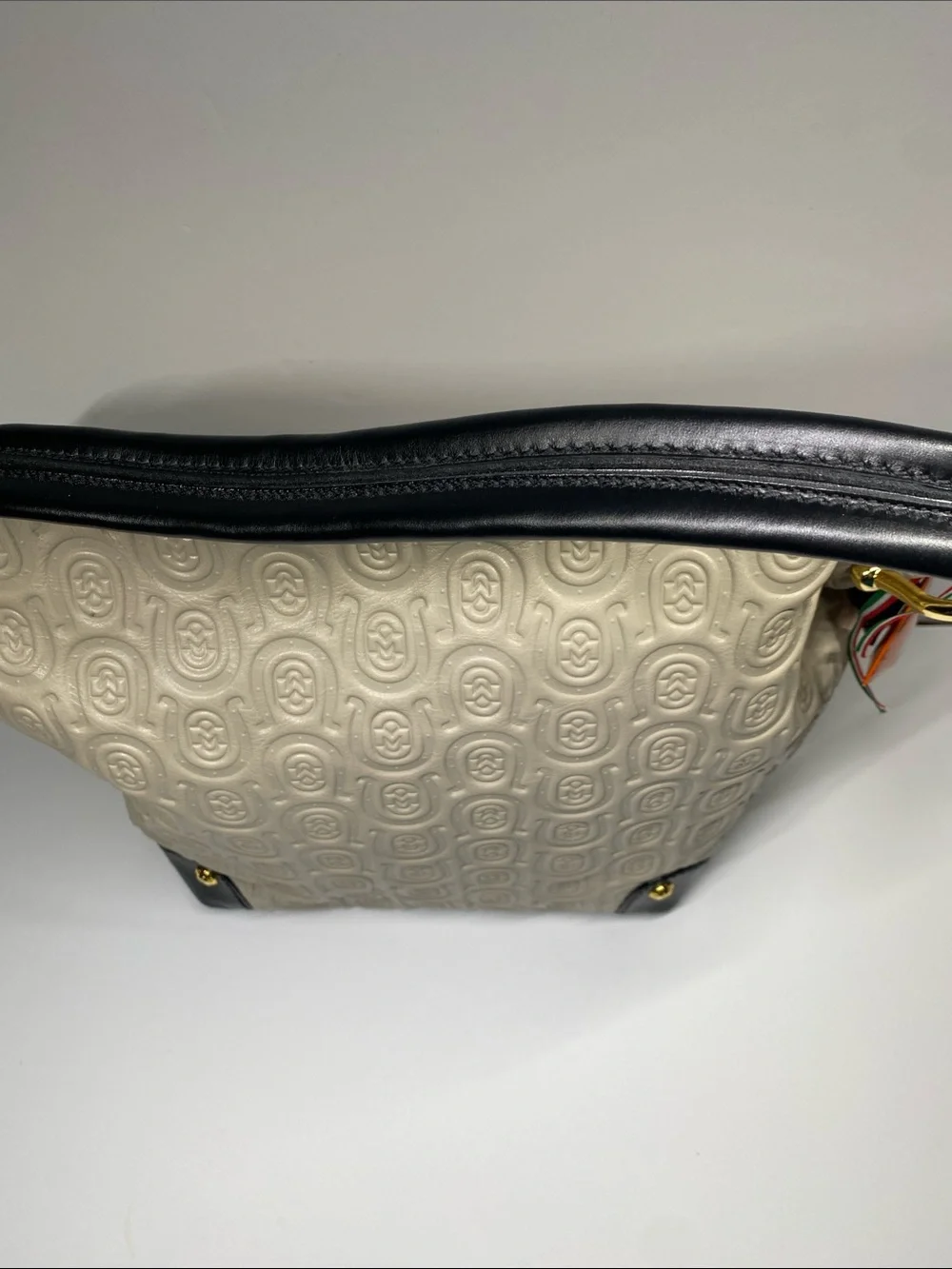 NWT Marino Orlandi Hobo-Cream and Black